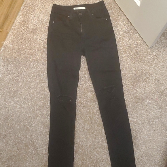 Levi's Denim - Levi's 721 skinny jeans black size 25